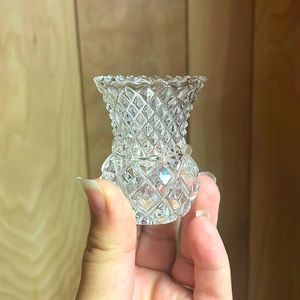 Vintage 2.5 inch Glass Vase